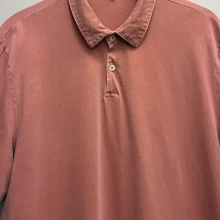[BUNJANG] James Pearse Garment Dyed Cotton PK T-Shirt Coral / (3/105)제임스펄스 코튼 가먼트다잉 pk 반팔 카라티셔츠 코랄