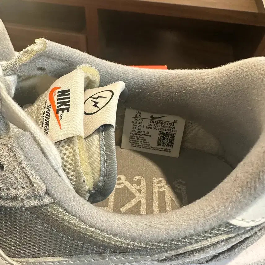 [BUNJANG] Nike x Sacai x Fragment LDWaffle Grey / 나이키X사카이 LD와플 그레이 265