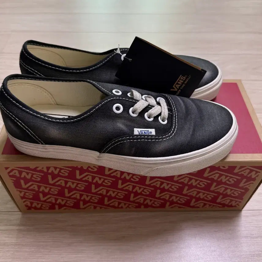 [BUNJANG] Vans Authentic Wave Washed Bundle Set (Black, Red, Blue) - Size 235 / 반스 어센틱 웨이브 워시드 3종 일괄 - 235 사이즈