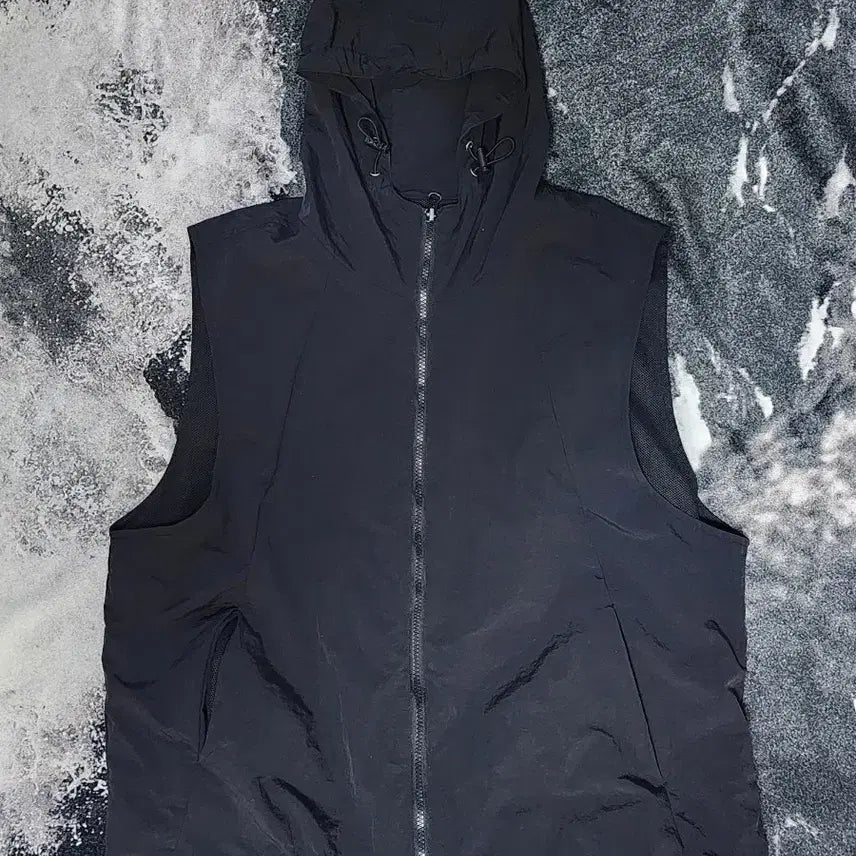 [BUNJANG] Nylon Vest Black L / 나일론 베스트 블랙 L