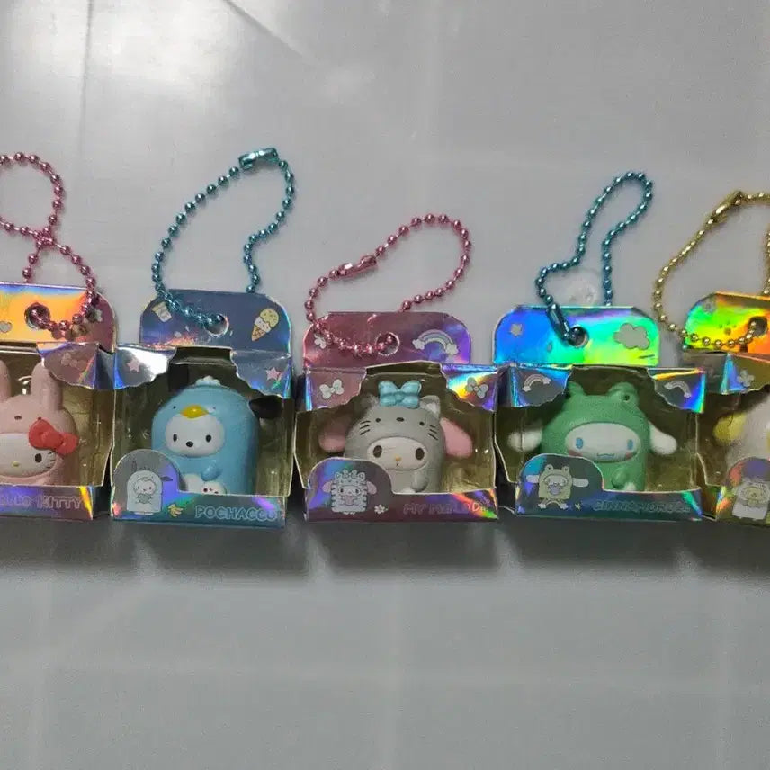 [BUNJANG] Sanrio Characters Costume Mascot Keychain / 산리오 캐릭터즈 코스튬 마스코트 키링