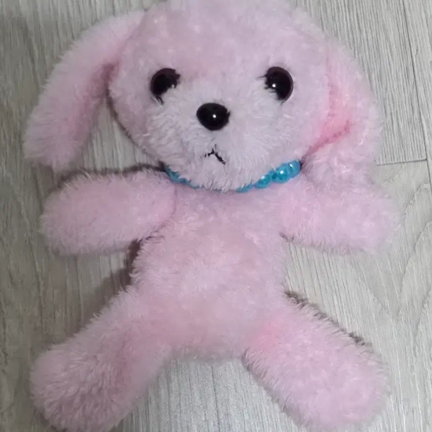 [BUNJANG] Pink Poodle Dog Plush Mascot Doll / 분홍색 푸들 강아지 인형 마스코트
