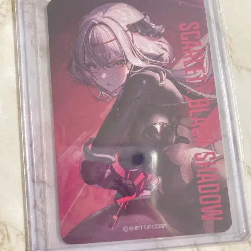 [BUNJANG] Goddess of Victory: Nikke Recruitment Chocolate Vol. 1 Hongryeon Secret Photocard (Black Bull) / 니케 대원모집 초콜릿 1탄 홍련흑영(흑련) 시크릿 포토카드