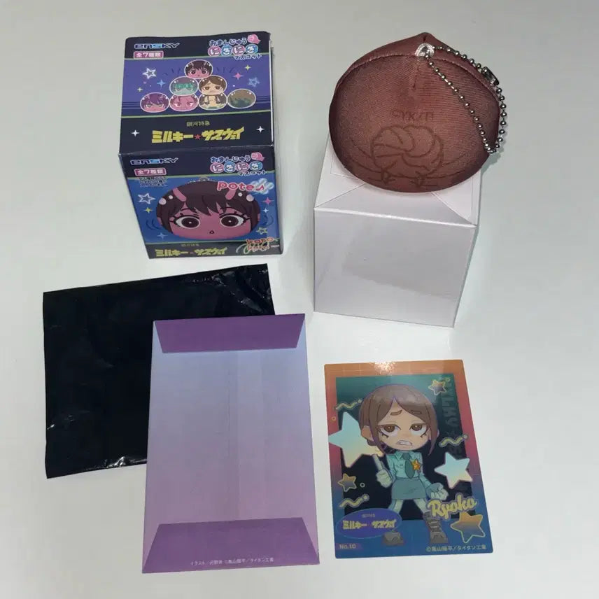 [BUNJANG] Tenchi Muyo! Ryo-Ohki Milkyway Subway Ryoko Manju Mascot Clear Card Special Set / 은하특급 밀키 서브웨이 료코 만쥬 마스코트 클리어 카드 특전 세트