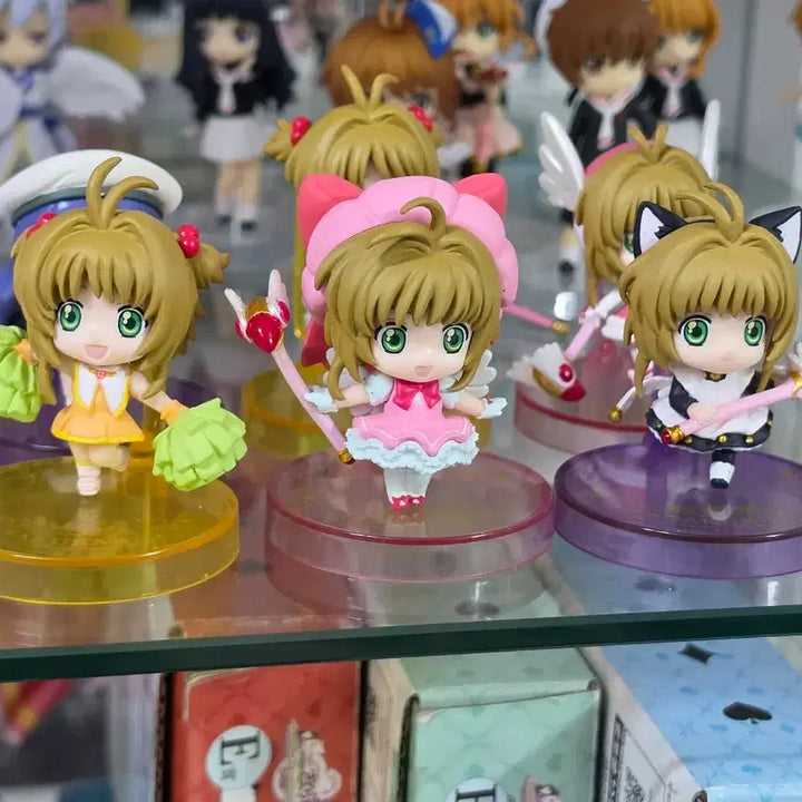 [BUNJANG] Cardcaptor Sakura Puchi Chara Figures 7-Piece Bundle Set / 카드캡터 사쿠라 푸치캬라 6종+1종 일괄