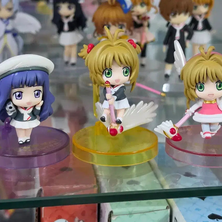 [BUNJANG] Cardcaptor Sakura Puchi Chara Figures 7-Piece Bundle Set / 카드캡터 사쿠라 푸치캬라 6종+1종 일괄