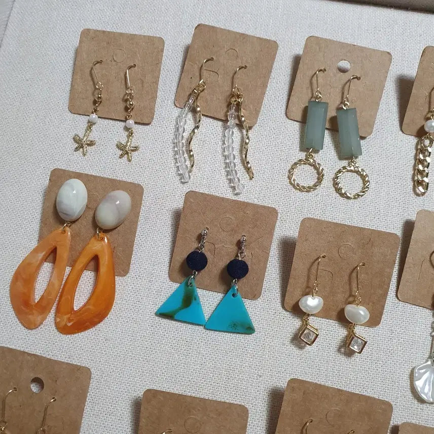 [BUNJANG] 15 Piece Earring Set / 귀걸이 15개 몽땅 8000원