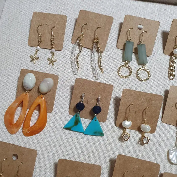 [BUNJANG] 15 Piece Earring Set / 귀걸이 15개 몽땅 8000원