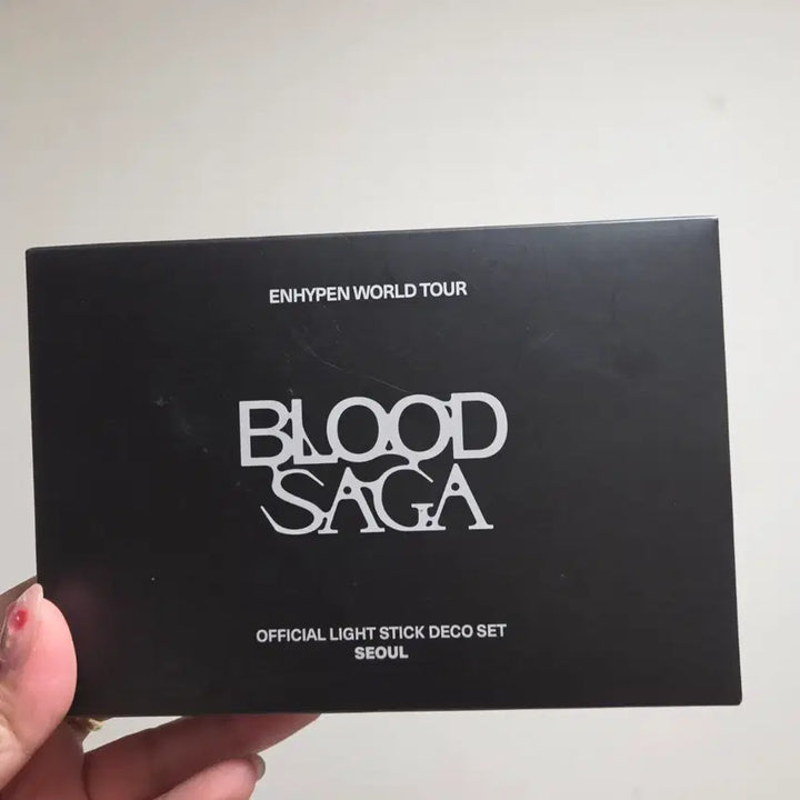 [SOLD OUT] 무료배송 ENHYPEN Blood Saga 응원봉 엔진봉 데코 세트 박쥐