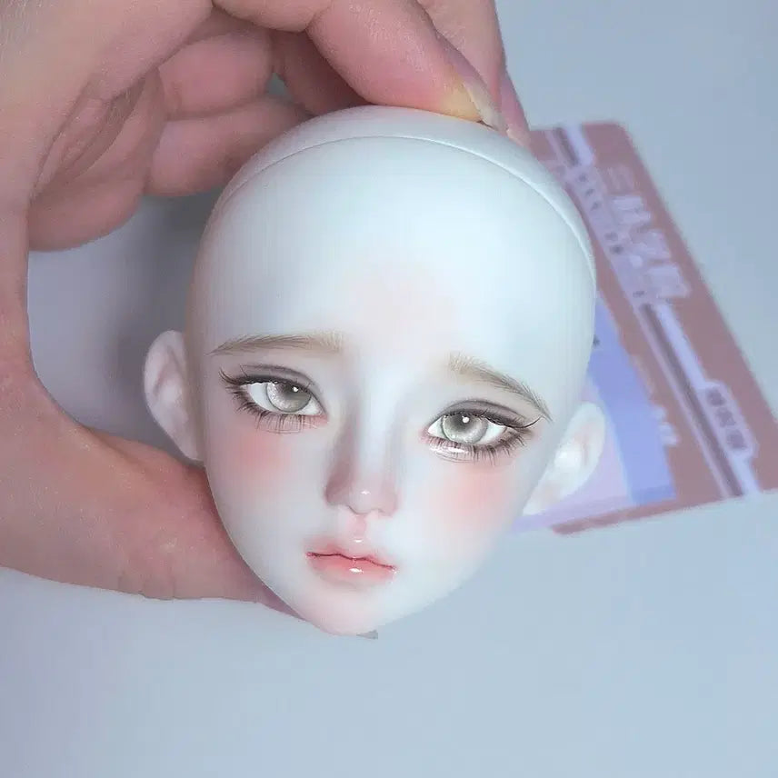 [BUNJANG] MSD Ball-Jointed Doll Head (White Skin) / MSD 헤드 구관 구체관절인형 헤드