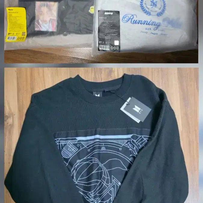 [BUNJANG] BTS Butter Cardigan, Jin Hoodie, ON Sweatshirt Bundle Set / 방탄소년단 버터가디건, 석진후드티, on 맨투맨 일괄 (덤 )