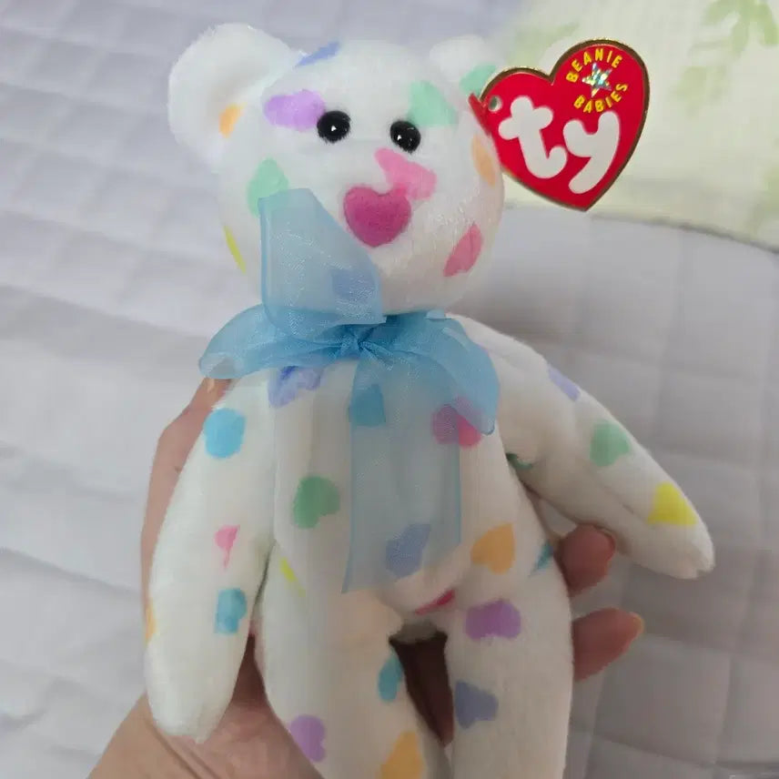 [BUNJANG] TY Bear Kissme Plush Doll / ty인형 키스미 곰 인형 ty베어 티와이베어인형