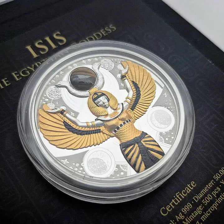[BUNJANG] Egypt Goddess Isis 2 oz Silver Coin / 이집트 여신 이시스 2온스 은화
