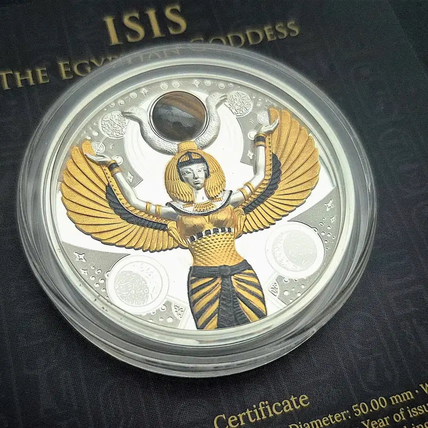 [BUNJANG] Egypt Goddess Isis 2 oz Silver Coin / 이집트 여신 이시스 2온스 은화