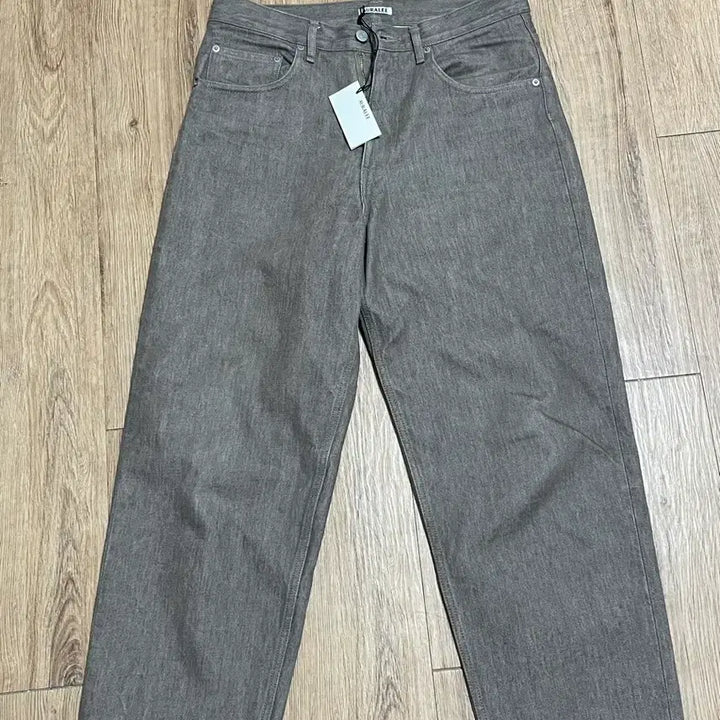[BUNJANG] Auralee Mocha Brown Wide Denim Pants Size 30 / 오라리 모카브라운 와이드 데님 판매 30