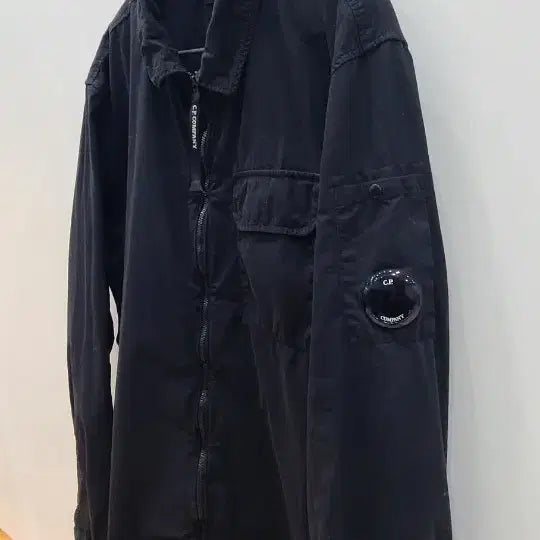 [BUNJANG] CP Company Black Gabardine Overshirt / CP컴퍼니 블랙 개버딘 오버셔츠 100~105