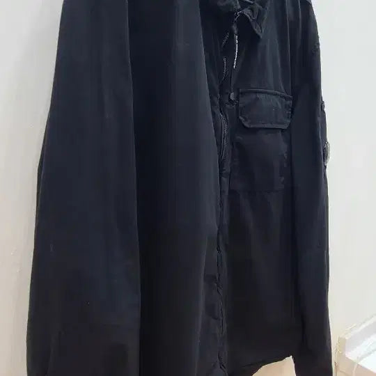 [BUNJANG] CP Company Black Gabardine Overshirt / CP컴퍼니 블랙 개버딘 오버셔츠 100~105