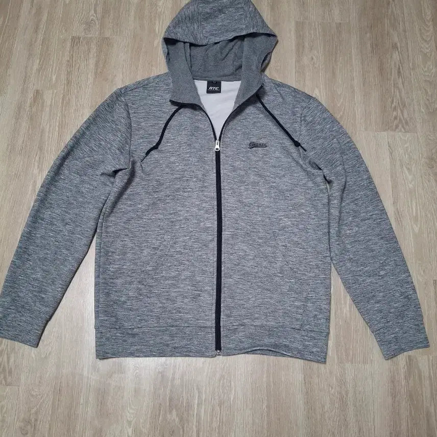 [BUNJANG] Lotte Giants ATC Logo Hoodie T-Shirt Grey Size 105 / 롯데자이언츠 ATC 후드 티셔츠 진그레이 105사이즈