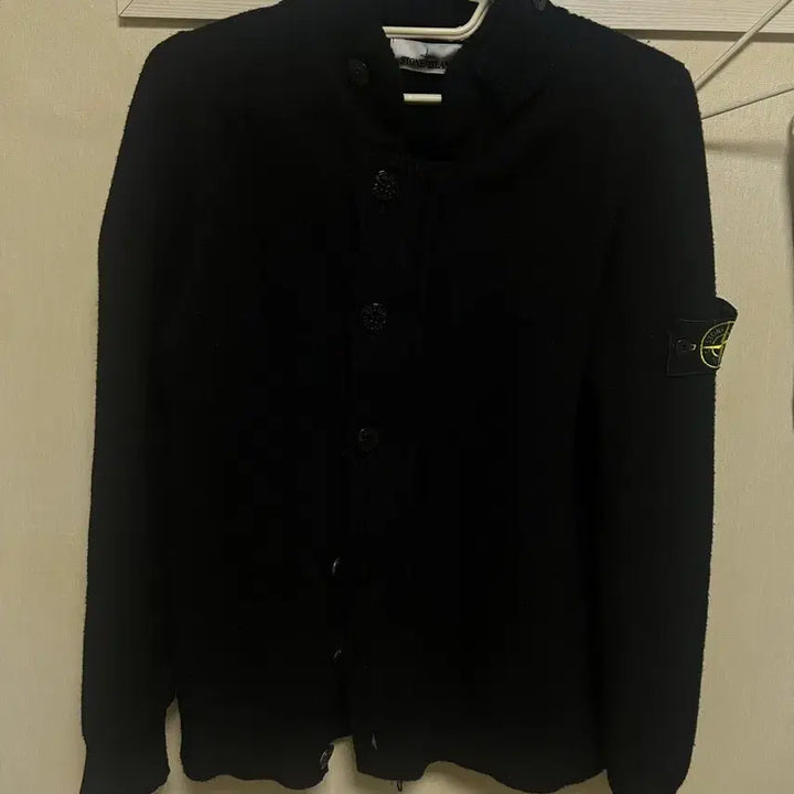[BUNJANG] Stone Island Black Knit Zip-Up / 스톤아일랜드 블랙 니트 집업