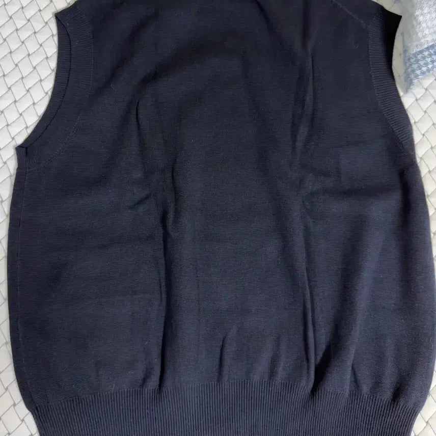 [BUNJANG] Studio Nicholson V-Neck Knit Vest Navy L / 스튜디오니콜슨 브이넥 니트 베스트 네이비 L사이즈