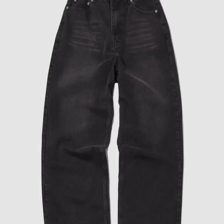 [BUNJANG] PLACE STUDIO Wide Denim Pants (Black) / 플레이스스튜디오 와이드 데님 팬츠(블랙)