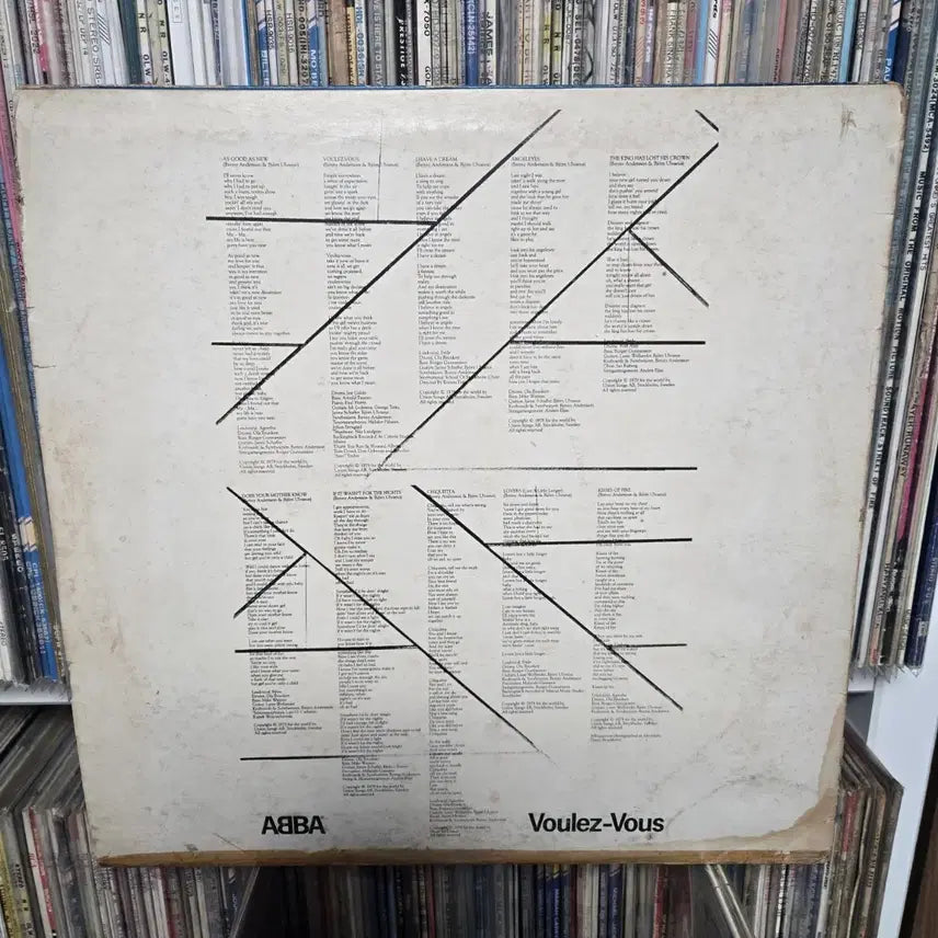 [BUNJANG] ABBA Voulez-Vous LP Vinyl Record / 아바 ABBA Voulez-Vous LP판