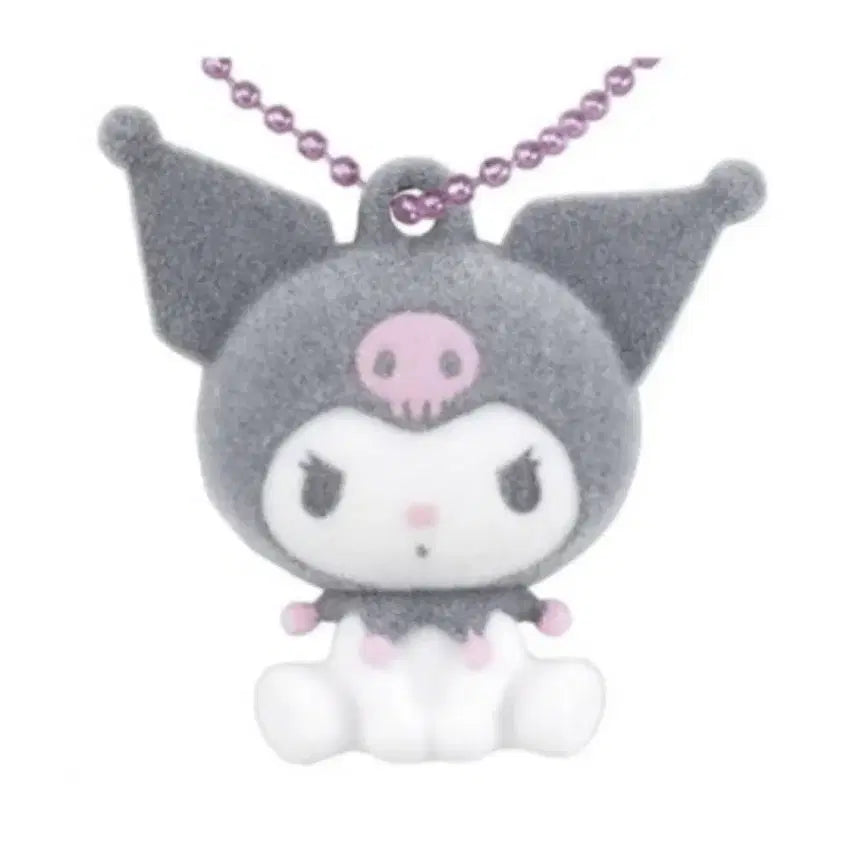 [BUNJANG] Sanrio Fuwa Fuwa Floki Kuromi Gacha Capsule Keychain / 산리오 키링 후와후와 플로키 키링 가챠 캡슐 쿠로미