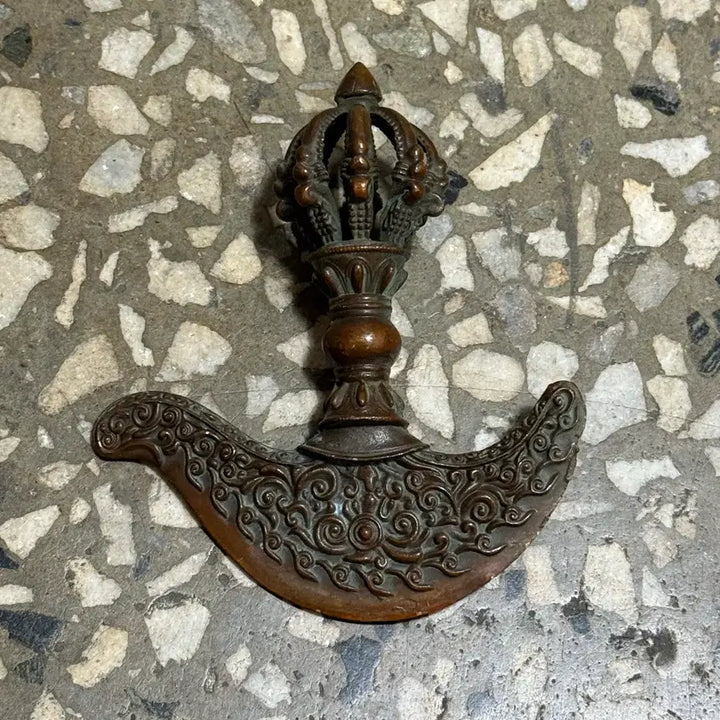 [BUNJANG] Bronze Vajra Buddhist Item Interior Accessory / 동 금강저 불교용품 인테리어 소품