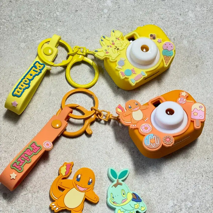 [BUNJANG] Olive Young Orthomol Pokemon Keychain Magnet Set / 올리브영 오쏘몰 포켓몬 키링 마그넷 세트 키체인