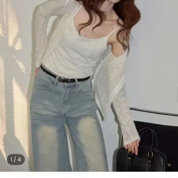 [BUNJANG] Labelytree Two-Piece Set (Sleeveless Top + Cardigan) / 라벨트리 투피스(나시+가디건) 세트