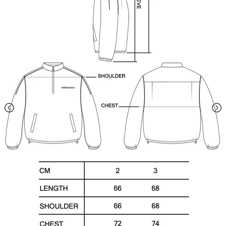 [BUNJANG] KAMIEN Balloon Half Zip-up Mélange Grey / 2) 카미엔 벌룬 하프집업 멜란지그레이