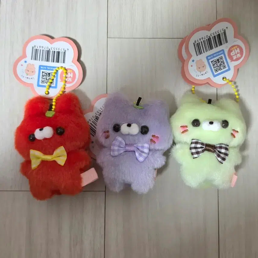 [BUNJANG] Sukutto Touch-san Plush Keyring Bundle Set / 스쿳토탓치상 정품 인형키링 5개 일괄