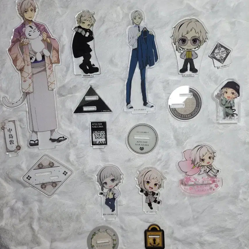 [BUNJANG] Bungo Stray Dogs Atsushi Acrylic Stand Bundle Set / 문스독 아츠시 아크릴 일괄 처분