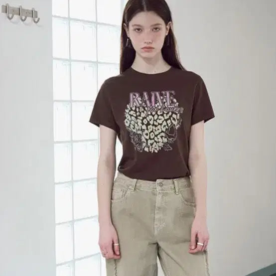 [BUNJANG] RAVE Leopard T-Shirt / 레이브 레오파드 티셔츠 @새옷