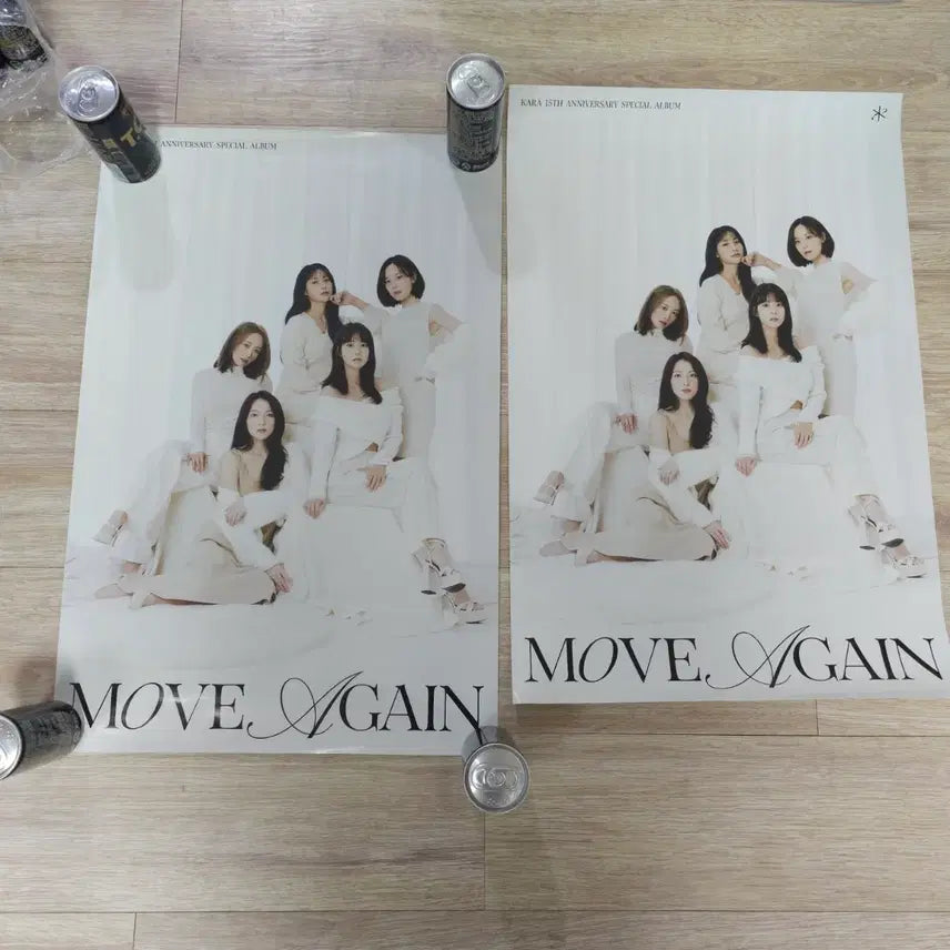 [BUNJANG] Kara Move Again Poster (2-Set) / (무료배송) 카라 move again (웬아뭅) 포스터 2장 일괄