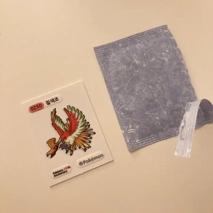 [BUNJANG] Pokemon 30th Anniversary Ho-Oh Sticker / 포켓몬 30주년 칠색조 띠부씰