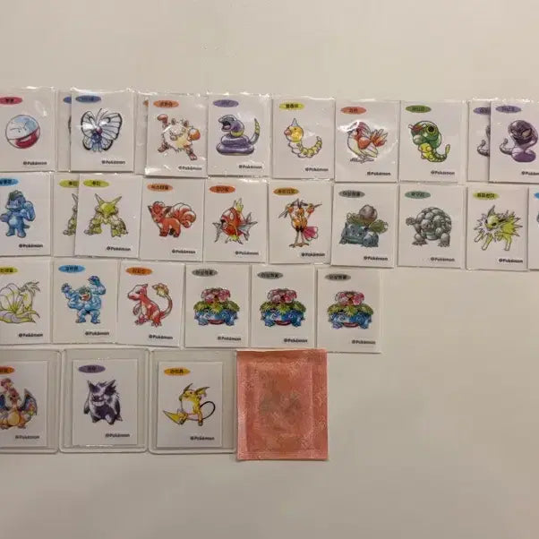 [BUNJANG] Pokemon 30th Anniversary Stickers / 포켓몬 띠부씰 30주년 아트웍띠부씰 판매
