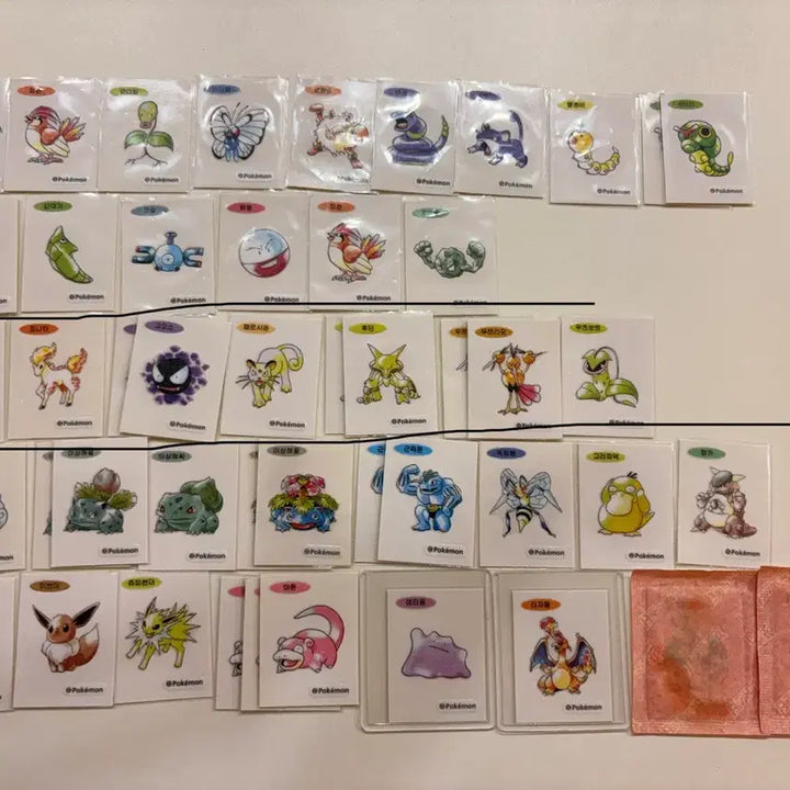 [BUNJANG] Pokemon 30th Anniversary Stickers / 포켓몬 띠부씰 30주년 아트웍띠부씰 판매