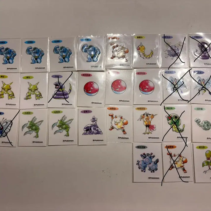 [BUNJANG] Pokemon 30th Anniversary Stickers / 포켓몬 띠부씰 30주년 아트웍띠부씰 판매