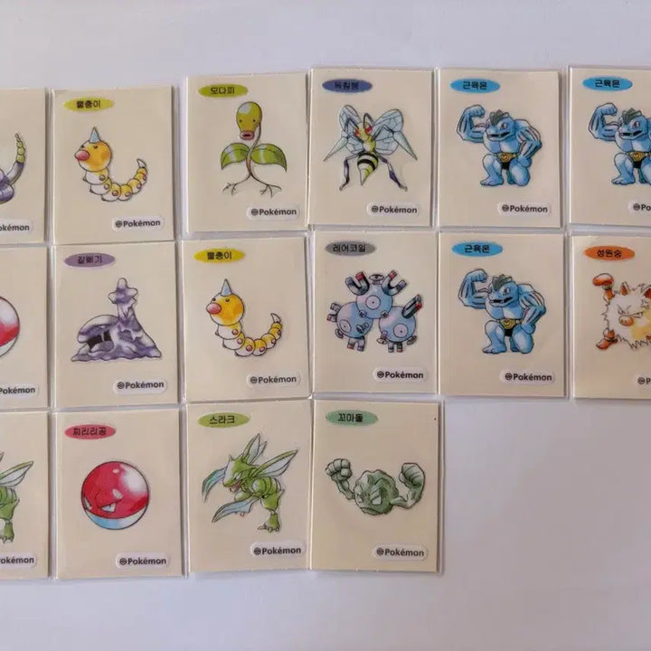 [BUNJANG] Pokemon 30th Anniversary Stickers / 포켓몬 띠부씰 30주년 아트웍띠부씰 판매