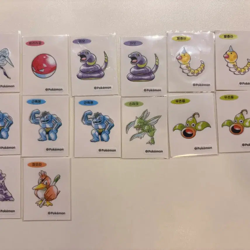 [BUNJANG] Pokemon 30th Anniversary Stickers / 포켓몬 띠부씰 30주년 아트웍띠부씰 판매