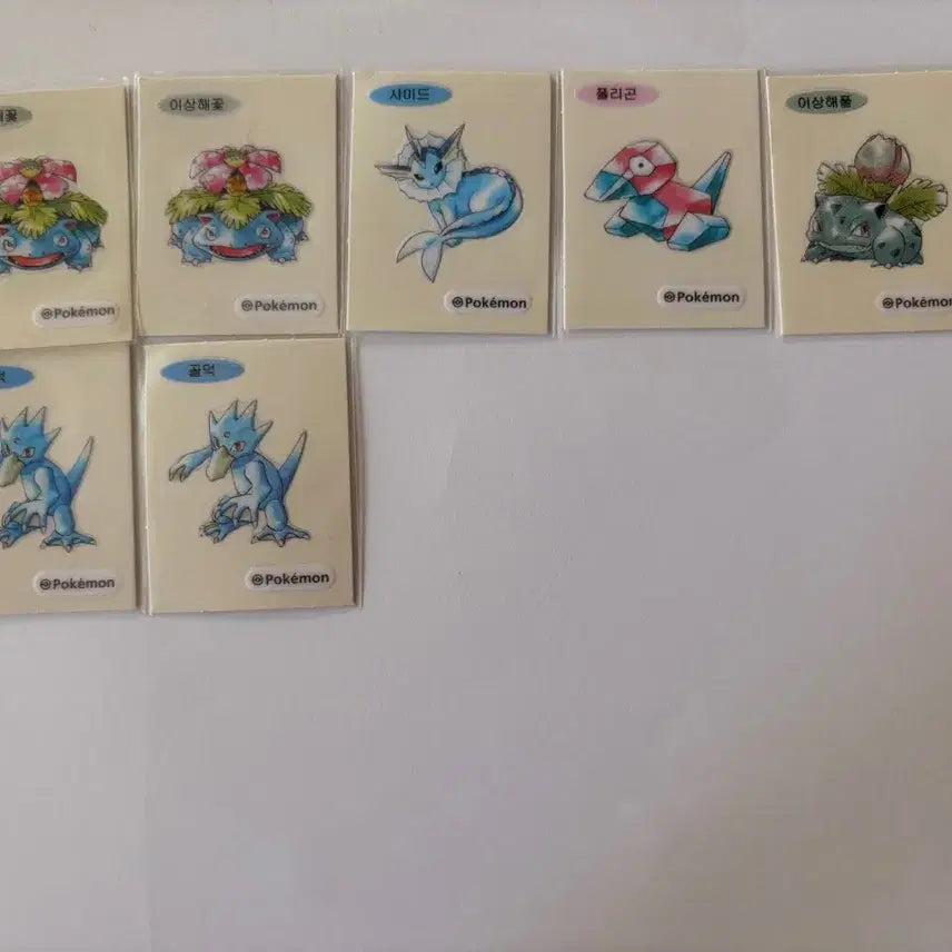 [BUNJANG] Pokemon 30th Anniversary Stickers / 포켓몬 띠부씰 30주년 아트웍띠부씰 판매