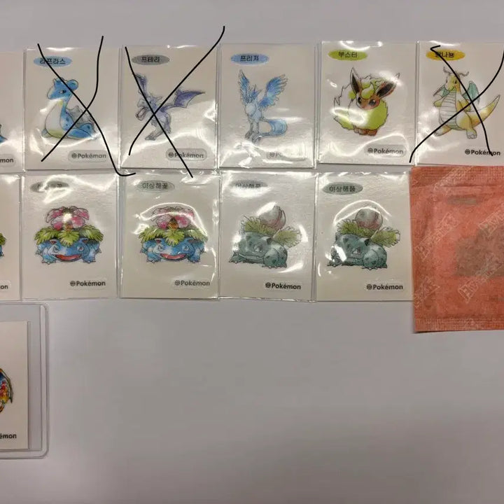 [BUNJANG] Pokemon 30th Anniversary Artwork Stickers / 포켓몬 띠부씰 아트웍띠부씰 팝니다
