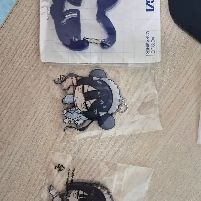 [BUNJANG] KANGJI Birthday Keyring 2 Types + Carabiner (Sealed) / 미개봉)강지 생일 키링2종 카라비너