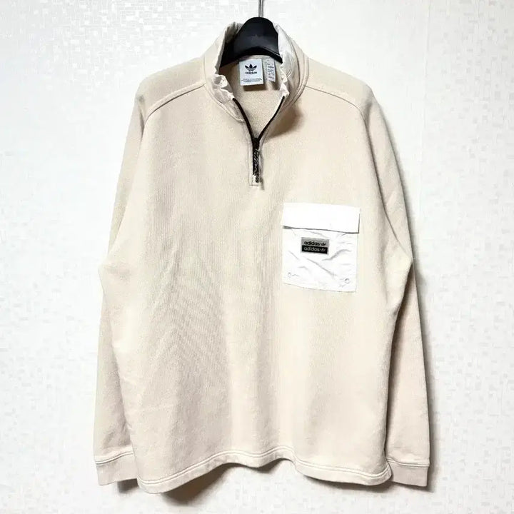 [BUNJANG] Adidas Utility Half Zip Long Sleeve T-Shirt / [XL,105]아디다스 유틸리티 반집업 긴팔티 하프집업