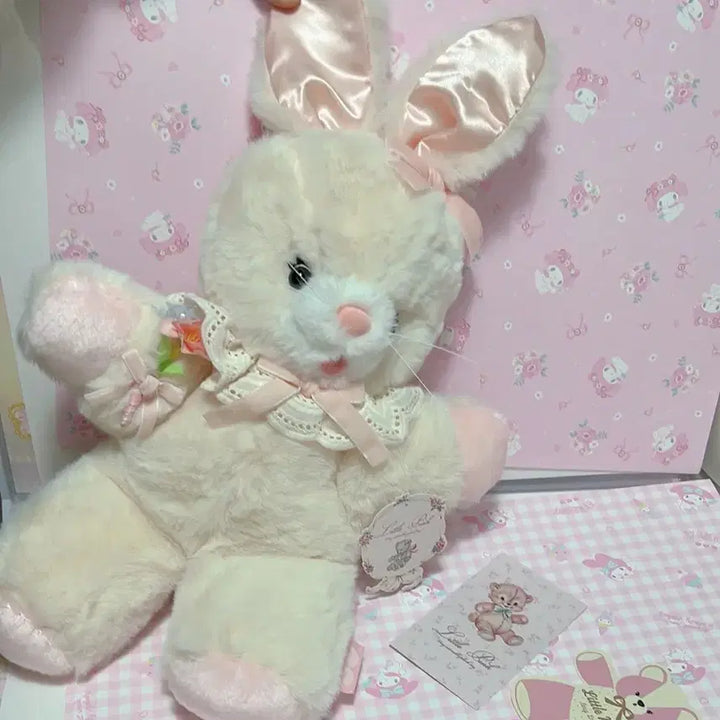 [BUNJANG] Little Pink Handmade Rabbit Doll / Little Pink 일본 작가 핸드메이드 토끼 인형 + 덤 선물 추가