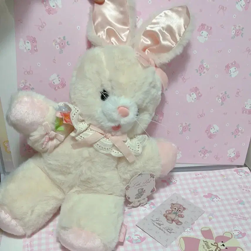 [BUNJANG] Little Pink Handmade Rabbit Doll / Little Pink 일본 작가 핸드메이드 토끼 인형 + 덤 선물 추가