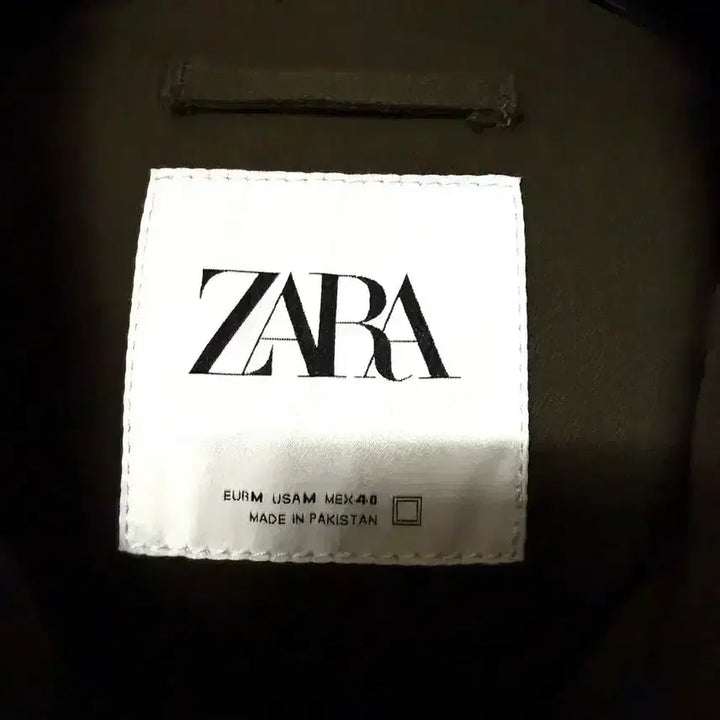 [BUNJANG] Zara Hooded Field Jacket Khaki (M) / [M,95](새상품)자라 야상 후드 자켓 카키 zara
