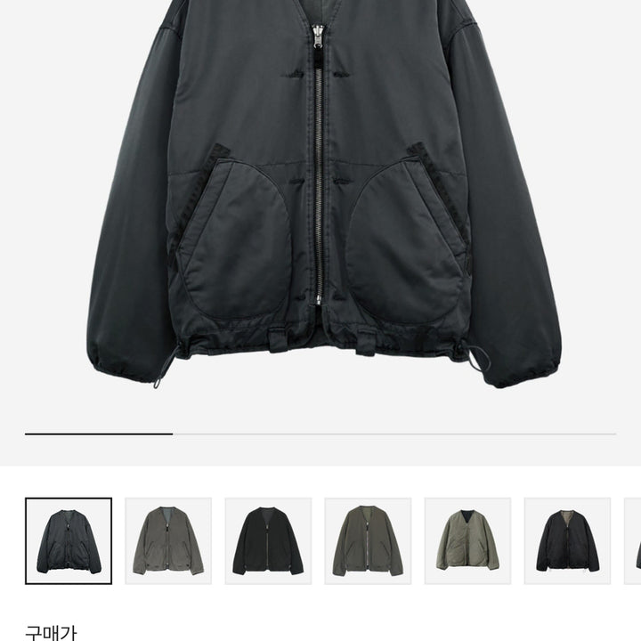 [BUNJANG] Politeru Reversible Liner Jacket Sage Green 24SS Size 3 / [3] 폴리테루 리버시블 라이너 자켓 세이지 그린 24ss