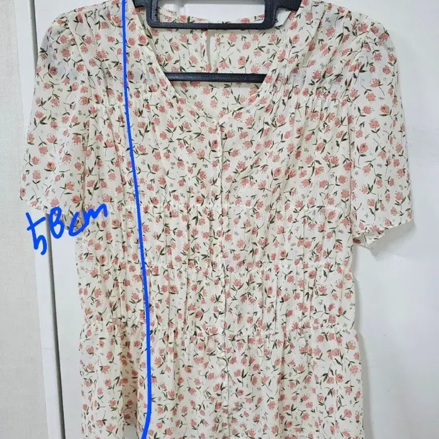 [BUNJANG] CLOVIS Floral Print Blouse / CLOVIS 꽃무늬 블라우스